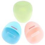 INNERNEED Super Soft Silicone Face Cleanser and Massager Brush Manual Facial Cleansing Brush Handheld Mat Scrubber For Sensitive, Delicate, Dry Skin (Pack of 4)
